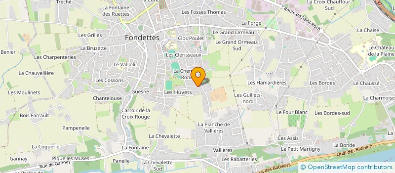 localisation de l'entreprise SCI GAMAITE à FONDETTES