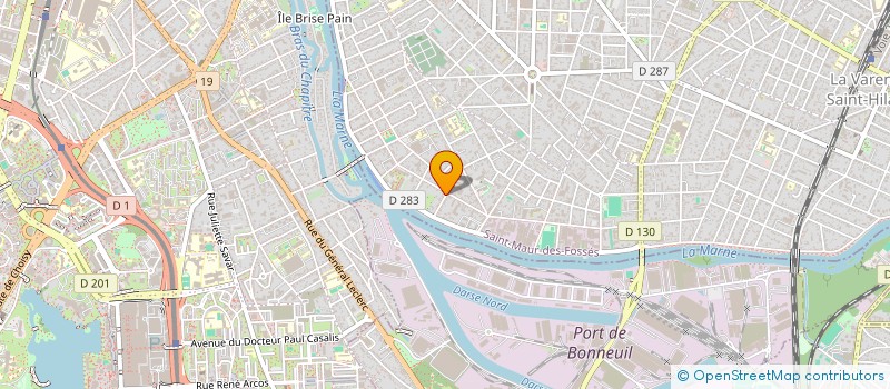 localisation de l'entreprise SCI GAMAK à SAINT-MAUR-DES-FOSSES