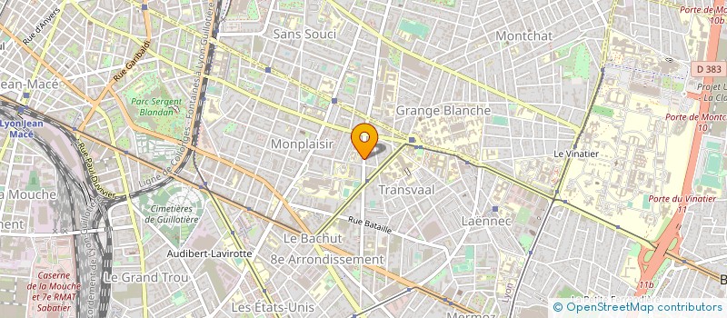 localisation de l'entreprise SCI GAMALO  LYON