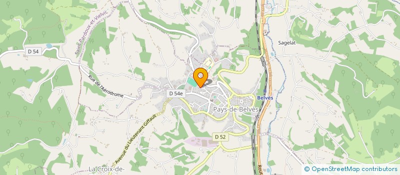 localisation de l'entreprise SCI GAMALOU  PAYS DE BELVES