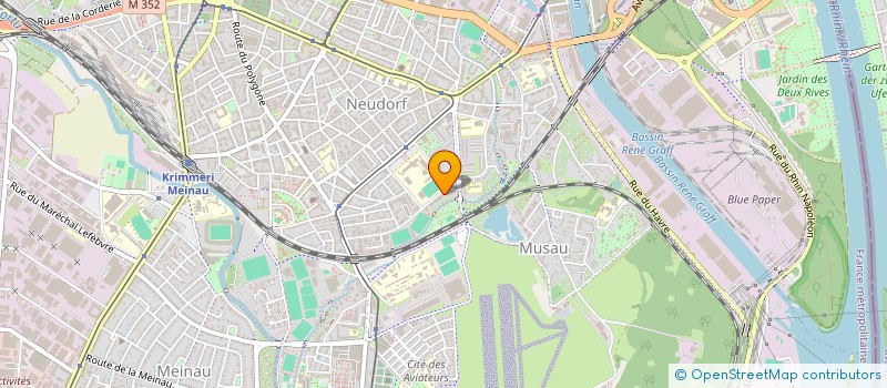 localisation de l'entreprise SCI GAMALOVASE  STRASBOURG