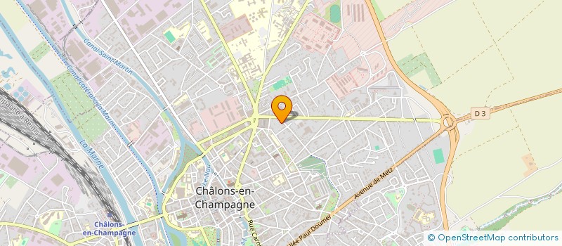 localisation de l'entreprise SCI GAMALU IMMO  CHALONS-EN-CHAMPAGNE