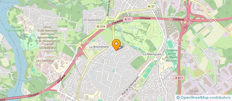 localisation de l'entreprise SCI GAMAN  CARQUEFOU