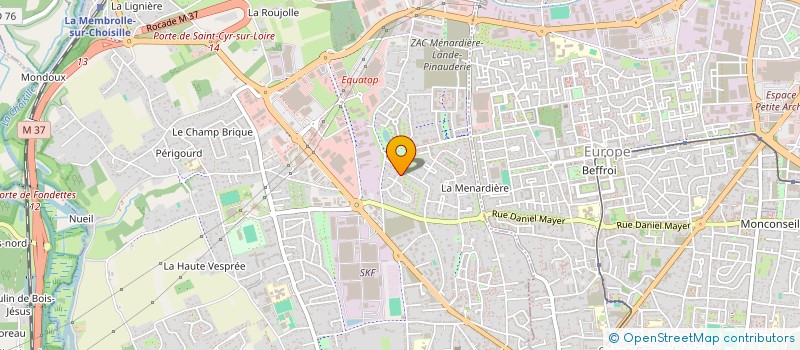localisation de l'entreprise SCI GAMARD à SAINT-CYR-SUR-LOIRE