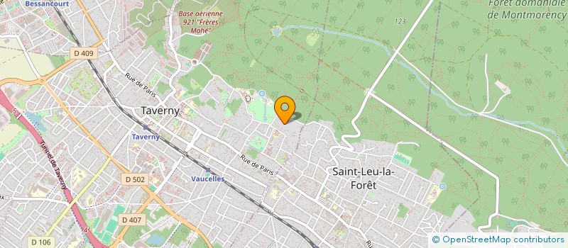 localisation de l'entreprise SCI GAMARO  TAVERNY