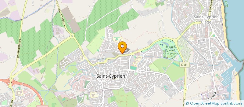 localisation de l'entreprise SCI GAMATBOX  SAINT-CYPRIEN