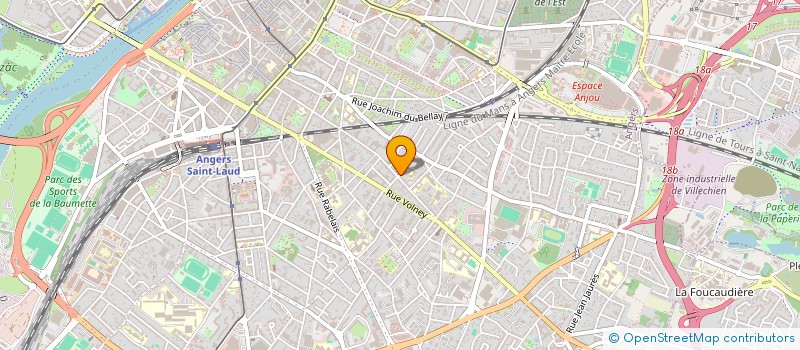 localisation de l'entreprise SCI GAMATI à ANGERS