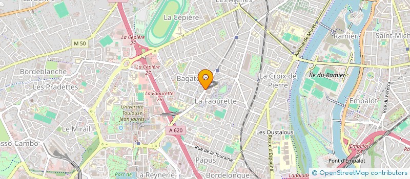 localisation de l'entreprise SCI GAMAVI à TOULOUSE