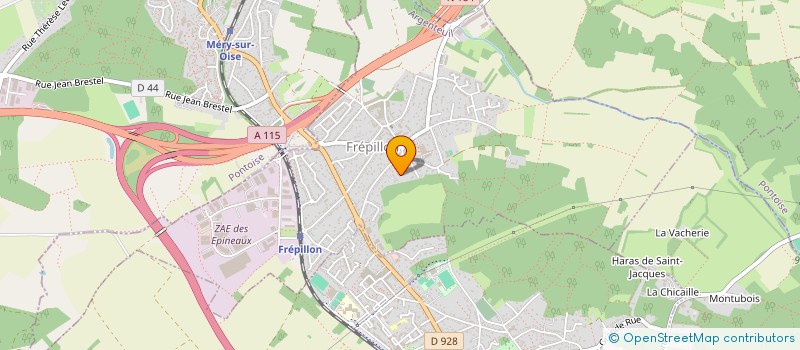 localisation de l'entreprise SCI GAMAWISE  FREPILLON