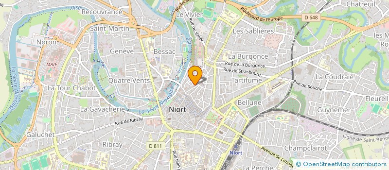 localisation de l'entreprise SCI GAMAXALOU  NIORT