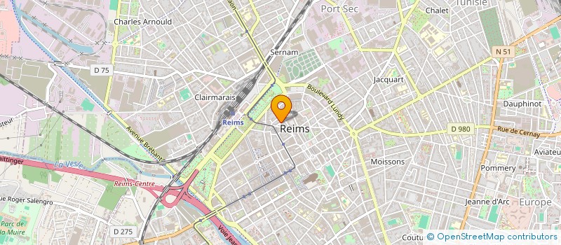 localisation de l'entreprise SCI GAMBARDEN  REIMS