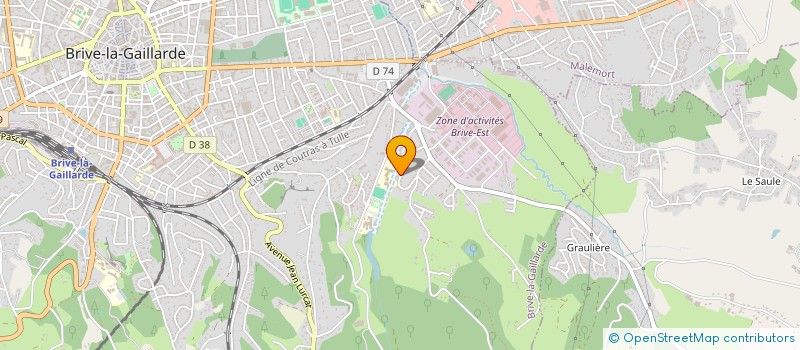 localisation de l'entreprise SCI GAMBARINI  BRIVE-LA-GAILLARDE