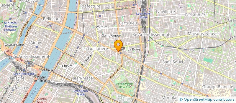 localisation de l'entreprise SCI GAMBETOILE  LYON