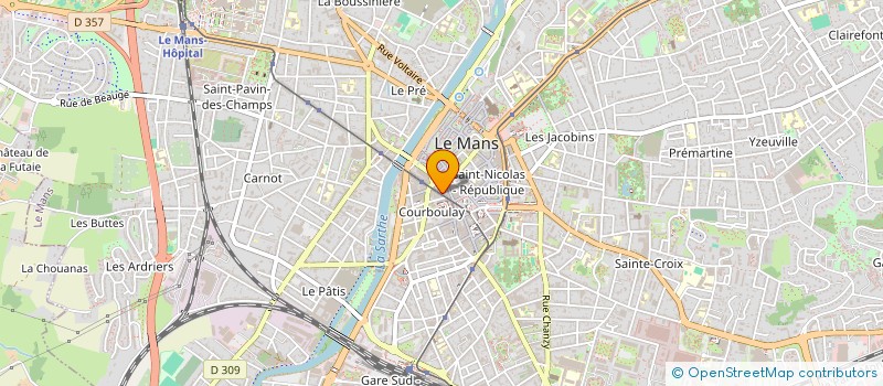 localisation de l'entreprise SCI GAMBETTA 1012  LE MANS