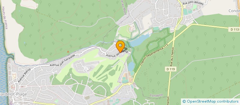 localisation de l'entreprise SCI GAMBETTA 122  NEUFCHATEL-HARDELOT