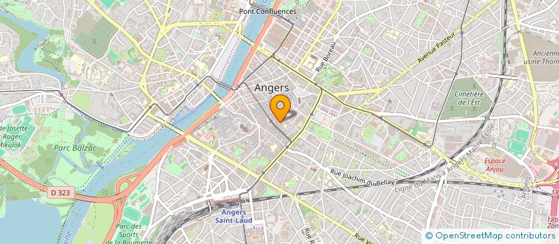 localisation de l'entreprise SCI GAMBETTA 14 à ANGERS