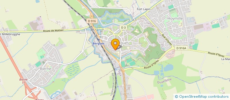 localisation de l'entreprise SCI GAMBETTA 2  BERGUES