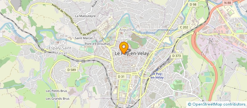 localisation de l'entreprise SCI GAMBETTA à LE PUY-EN-VELAY