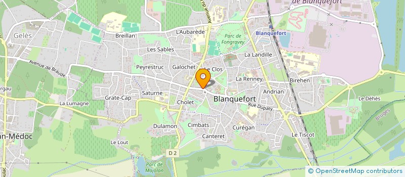 localisation de l'entreprise SCI GAMBETTA à BLANQUEFORT