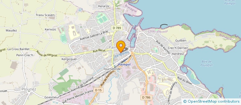 localisation de l'entreprise SCI GAMBETTA à PAIMPOL