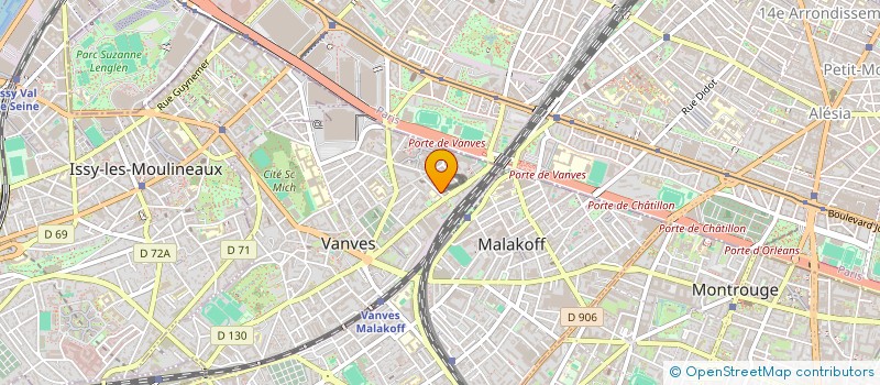 localisation de l'entreprise SCI GAMBETTA  VANVES