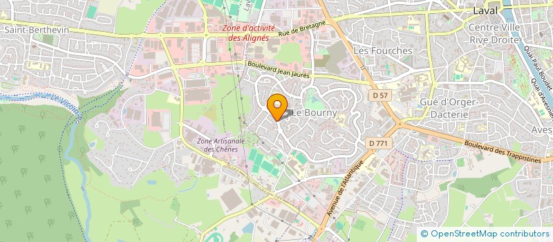 localisation de l'entreprise SCI GAMBETTA à LAVAL