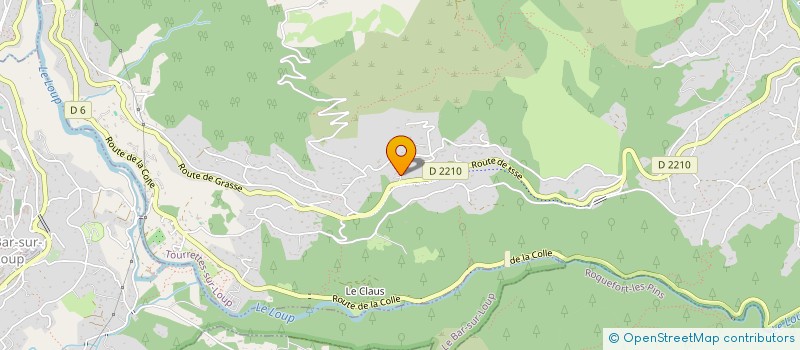 localisation de l'entreprise SCI GAMBETTA  TOURRETTES-SUR-LOUP