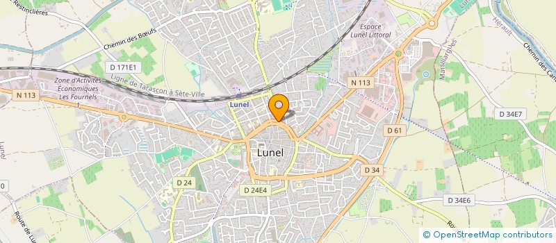 localisation de l'entreprise SCI GAMBETTA  LUNEL