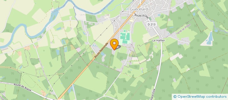 localisation de l'entreprise SCI GAMBETTA  GUECELARD