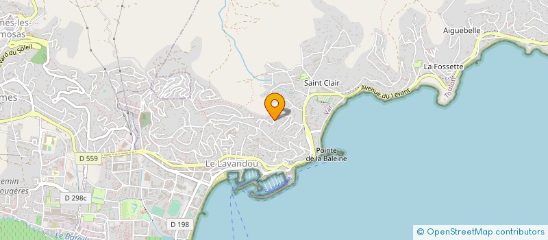 localisation de l'entreprise SCI GAMBETTA à LE LAVANDOU