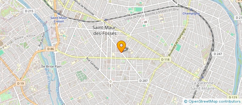 localisation de l'entreprise SCI GAMBETTA à SAINT-MAUR-DES-FOSSES