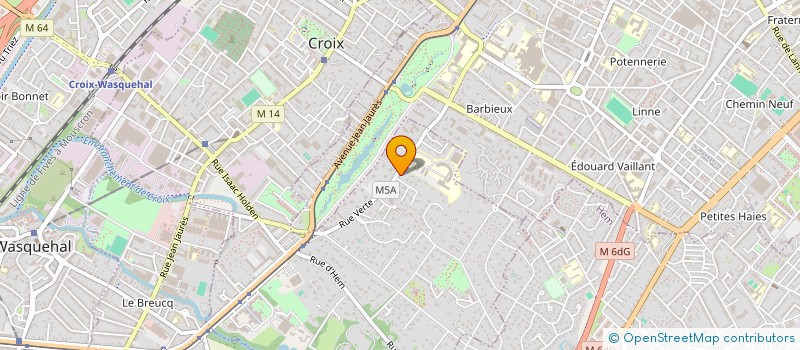 localisation de l'entreprise SCI GAMBETTA à CROIX