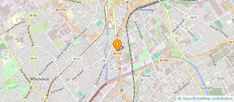 localisation de l'entreprise SCI GAMBETTA  TOURCOING