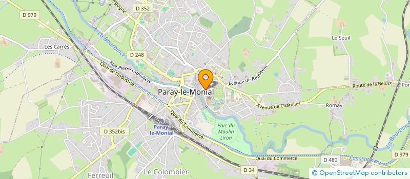 localisation de l'entreprise SCI GAMBETTA à PARAY-LE-MONIAL