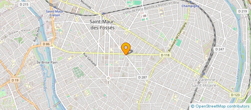 localisation de l'entreprise SCI GAMBETTA à SAINT-MAUR-DES-FOSSES