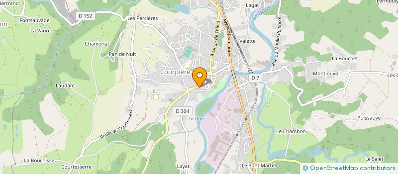 localisation de l'entreprise SCI GAMBETTA à COURPIERE