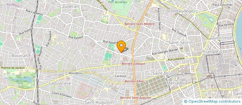 localisation de l'entreprise SCI GAMBETTA 4 SEPTEMBRE  BORDEAUX