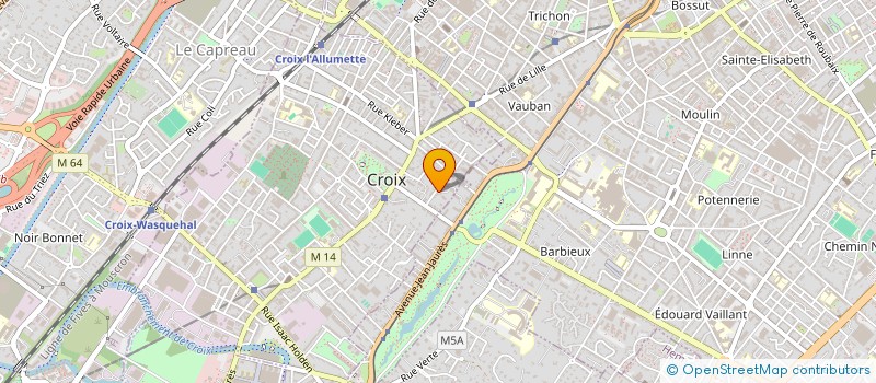localisation de l'entreprise SCI GAMBETTA à CROIX