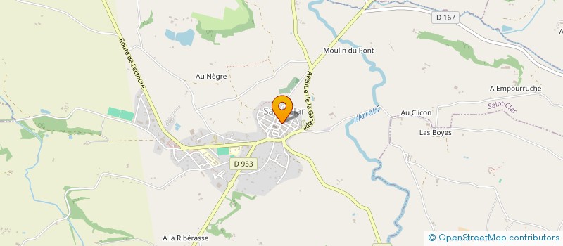 localisation de l'entreprise SCI GAMBETTA  MIRAMONT-LATOUR