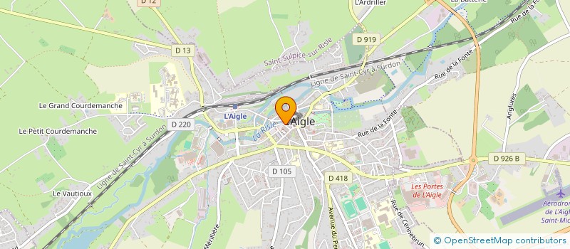 localisation de l'entreprise SCI GAMBETTA à L'AIGLE
