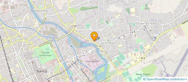 localisation de l'entreprise SCI GAMBETTA  SAINT-MAX