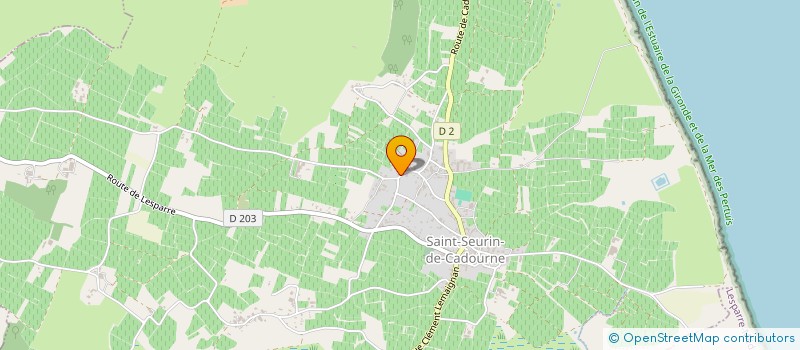 localisation de l'entreprise SCI GAMBETTA  SAINT-SEURIN-DE-CADOURNE