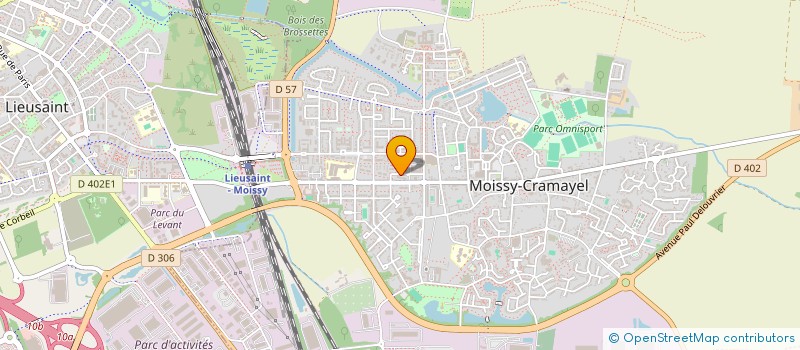 localisation de l'entreprise SCI GAMBETTA 45  MOISSY-CRAMAYEL