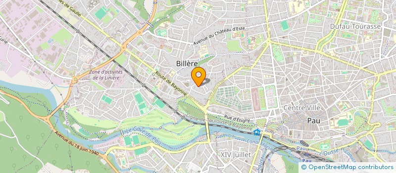 localisation de l'entreprise SCI GAMBETTA  BILLERE