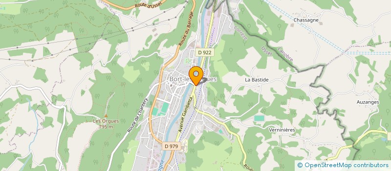 localisation de l'entreprise SCI GAMBETTA  BORT-LES-ORGUES