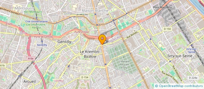 localisation de l'entreprise SCI GAMBETTA  LE KREMLIN-BICETRE