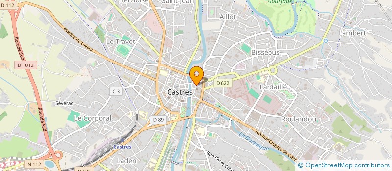 localisation de l'entreprise SCI GAMBETTA  CASTRES
