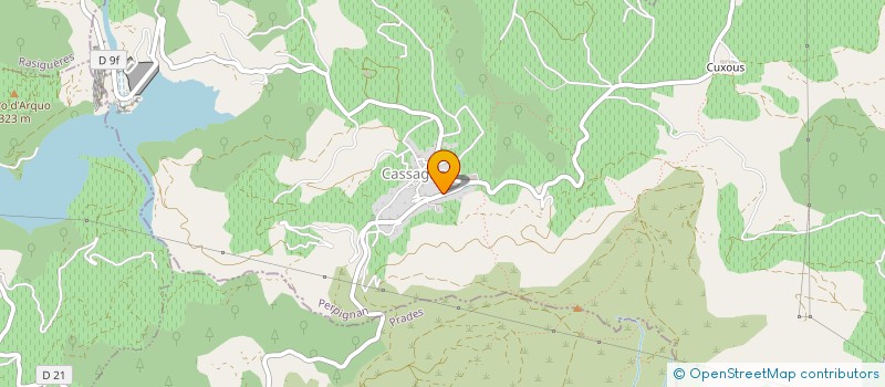 localisation de l'entreprise SCI GAMBETTA  CASSAGNES