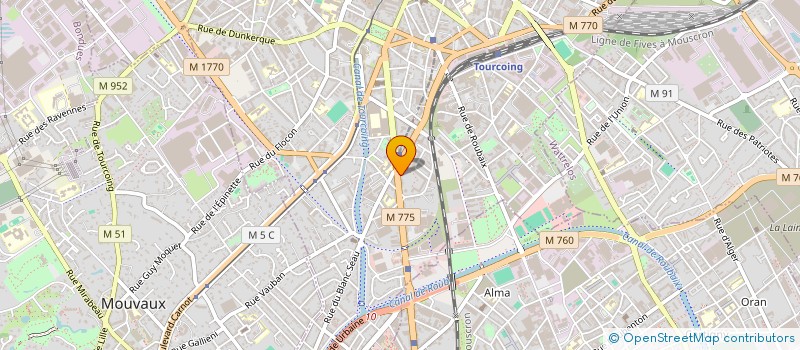 localisation de l'entreprise SCI GAMBETTA  TOURCOING