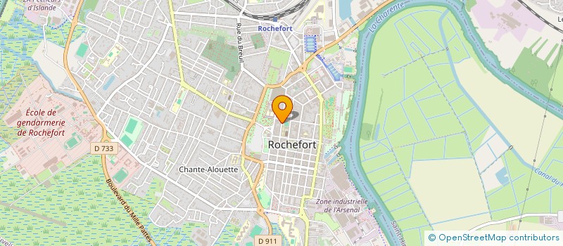 localisation de l'entreprise SCI GAMBETTA 64  ROCHEFORT